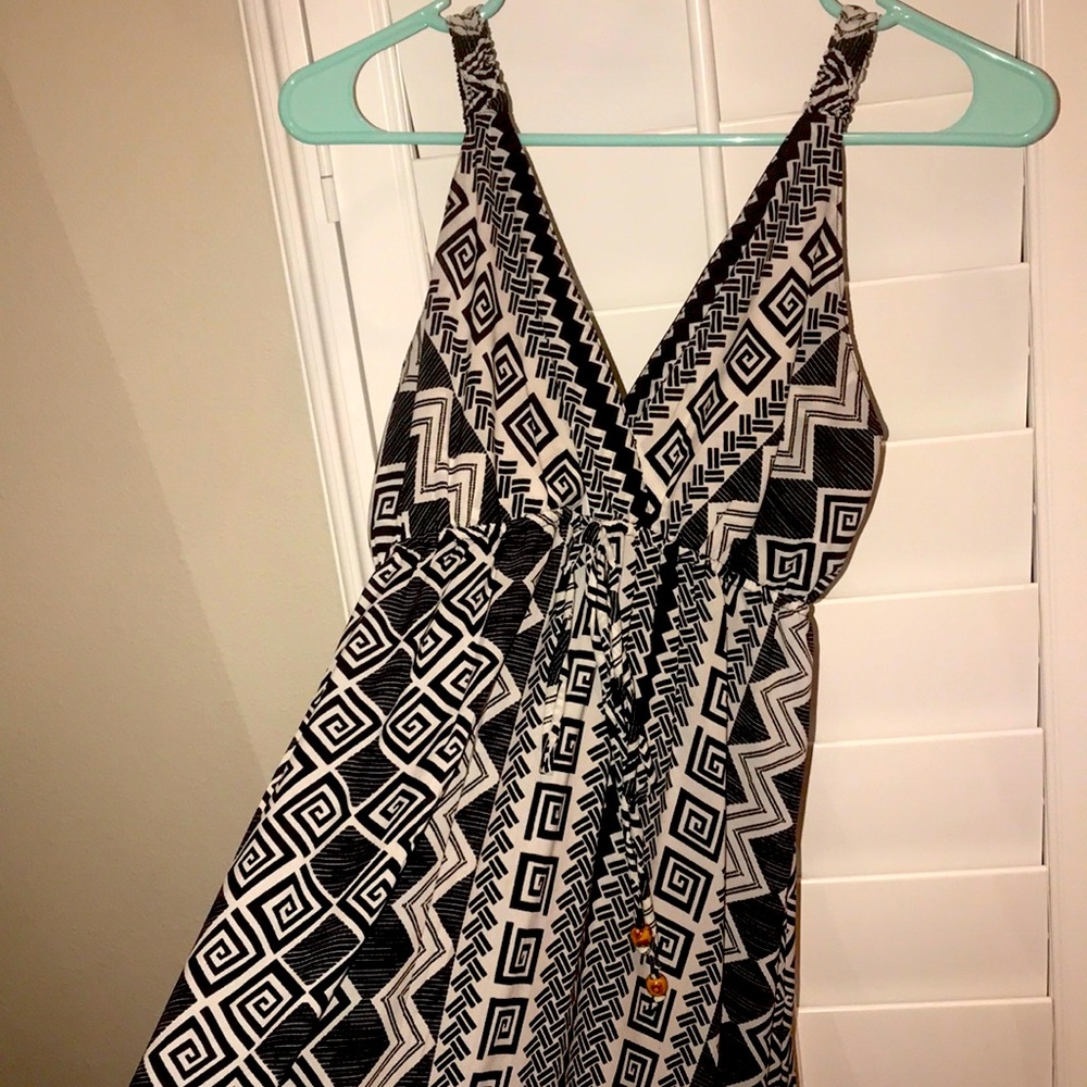 Beautiful beach geometric dress